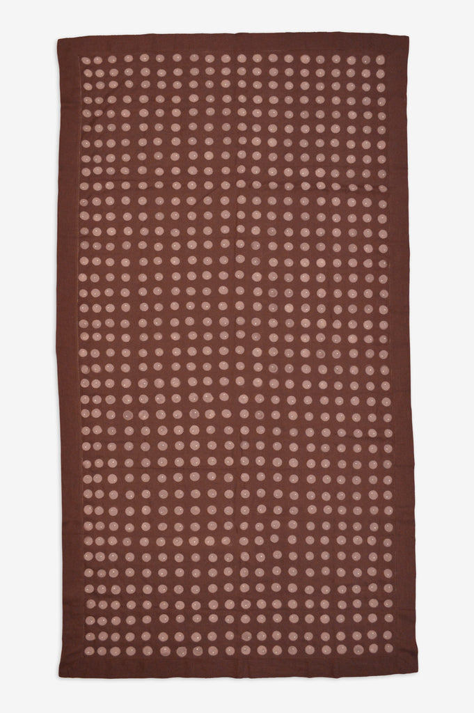 Chocolate Matrice Tablecloth 66" x 124"