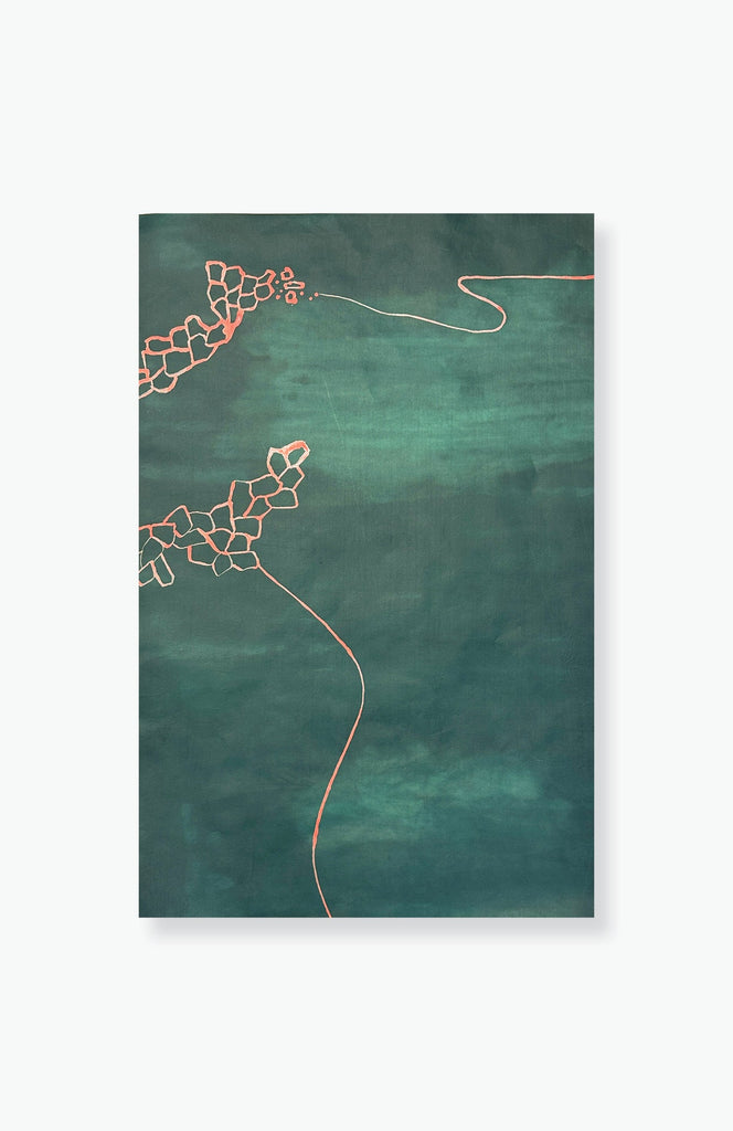 Teal and Pink Formation 24 x 36