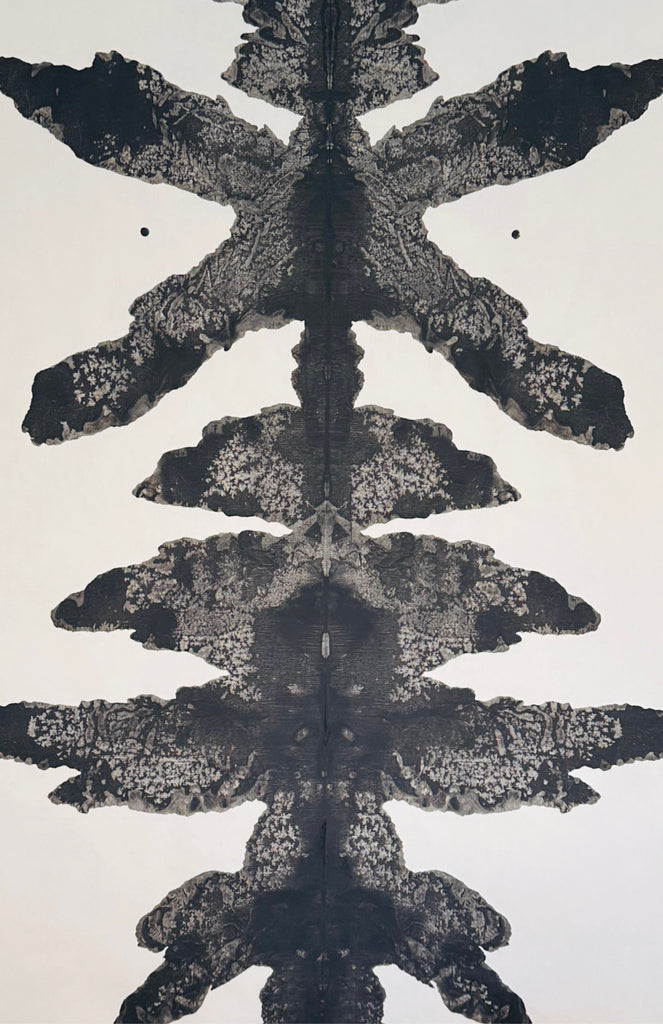 Gris Ink Blot 39 x 72 #1