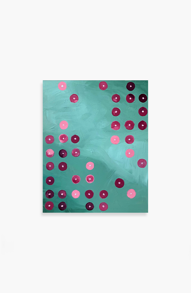 Matrice - Teal - Canvas 24 x 30