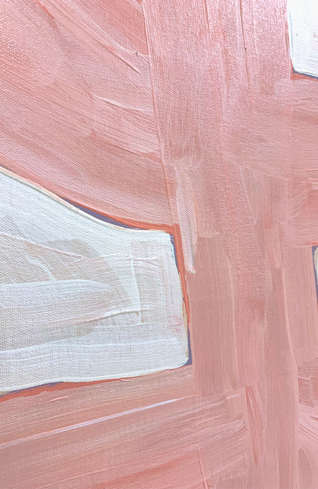 Tangled - Pink - Canvas 30 x 40
