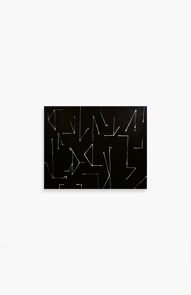 Zeta - Noir - Canvas 30 x 24