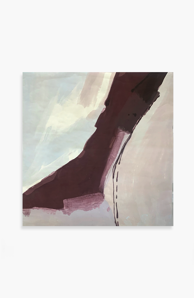 Custom Silk Scarf - Claret 38 x 40