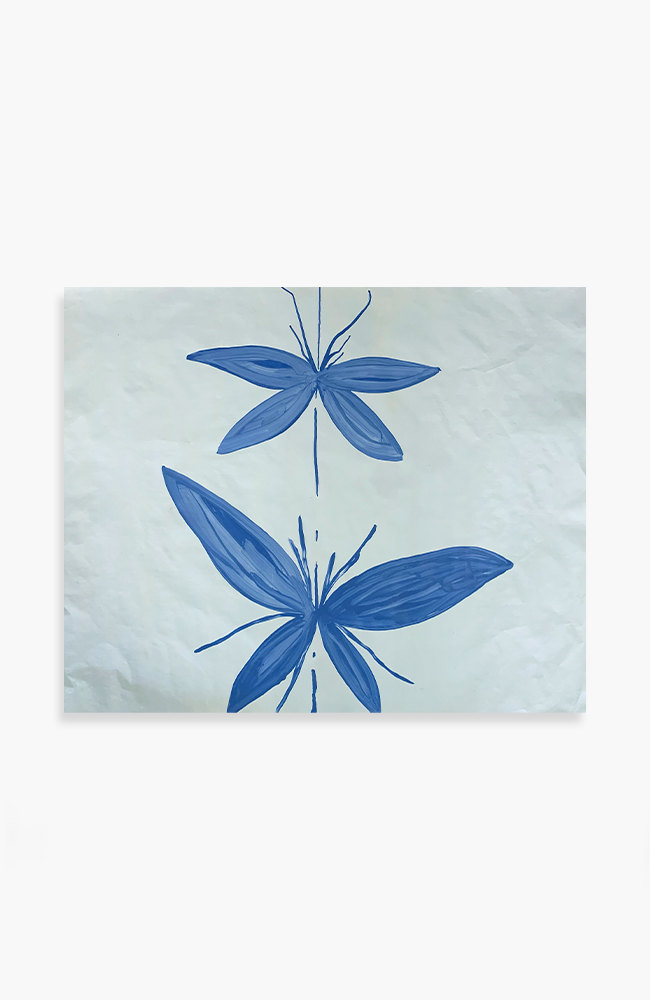 Flora & Fauna - Bleu 39 x 31