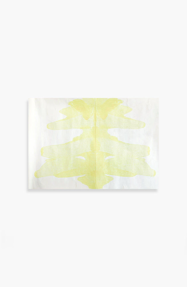 Ink Blots - Yellow 36 x 25