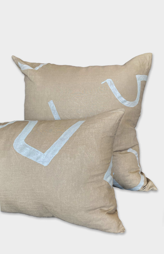 Saffron Signs + Signifiers Throw Pillow
