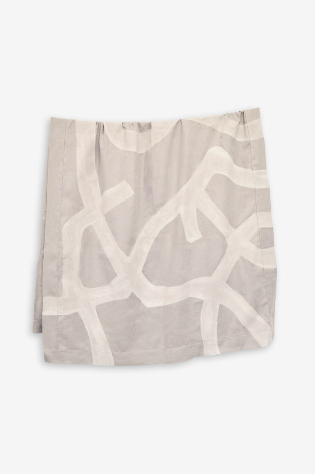 Grey Tangled Tablecloth 66 x 124"