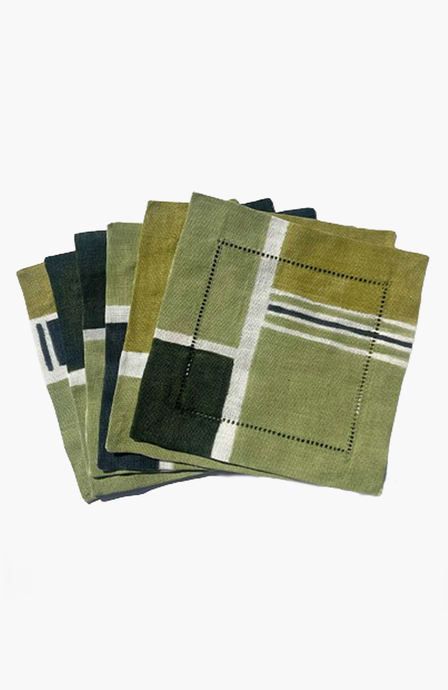 Outside The Box - Verdatre Cocktail Napkins - Set of Six