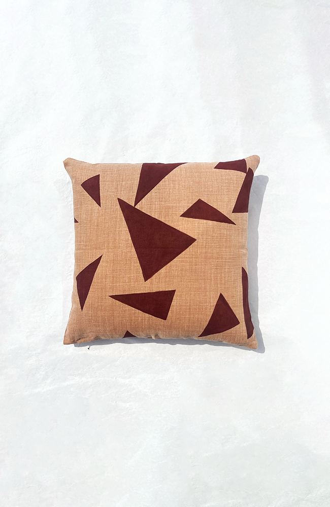 Refracted - Rouge Throw Pillow