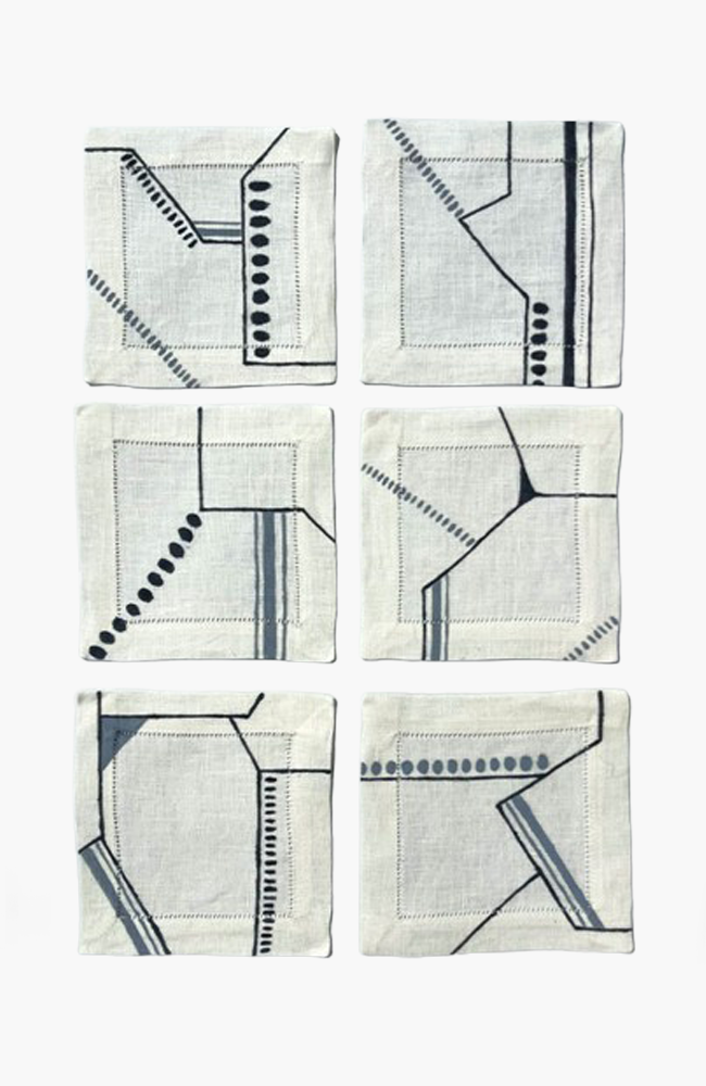 Form - Or Cocktail Napkins - Set of Six – The Porter Teleo Shop